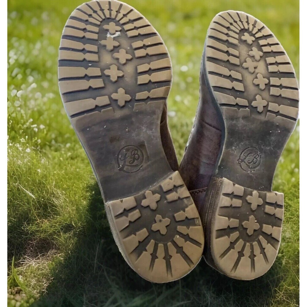 Combat Boots Faux Fur Lining Tan - Picture 3 of 5